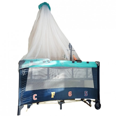 Lit Parc Bebe Bleu Nuit Pingouin N 512 Couleur Bleu Nuit